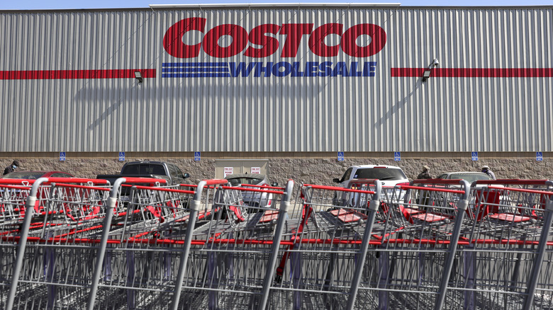 shoppping carts at Costco