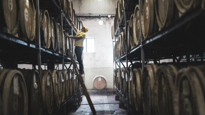 a whisky distillery