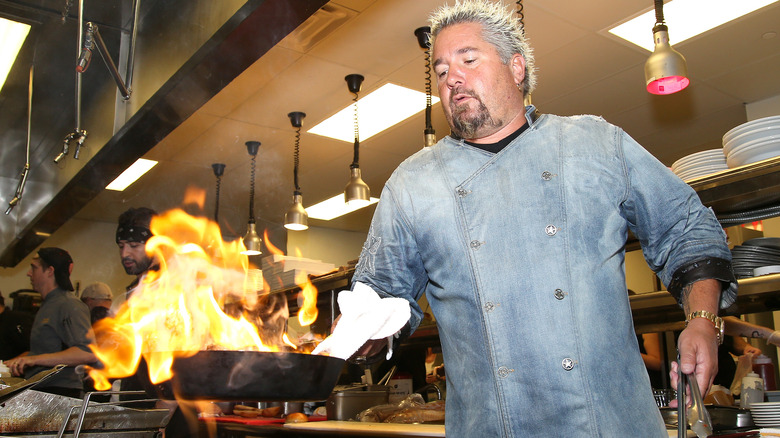 Guy Fieri cooking