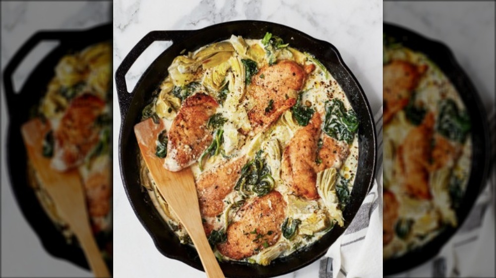 Martha Stewart's one-pan creamy chicken