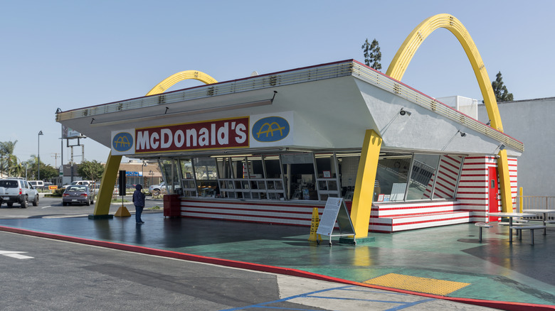 Retro McDonald's in Downey, California