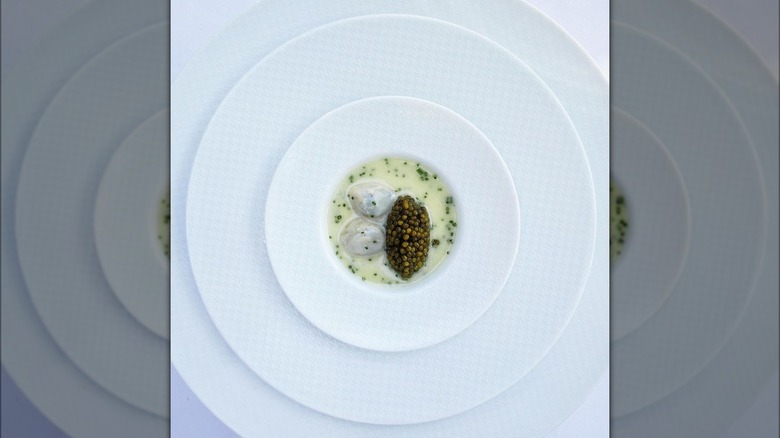 Thomas Keller's oysters and pearls