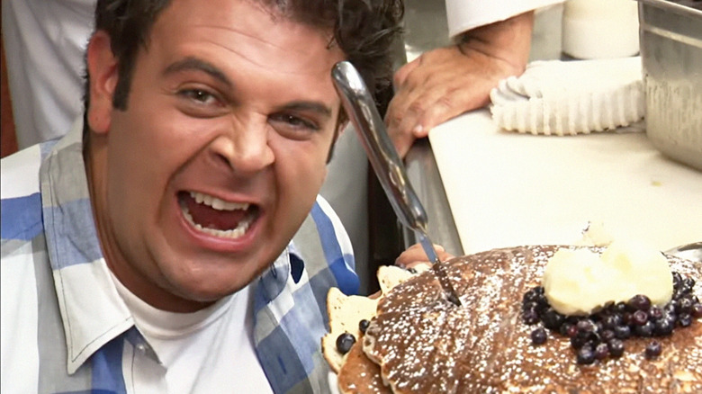 adam richman yelling at pancakes