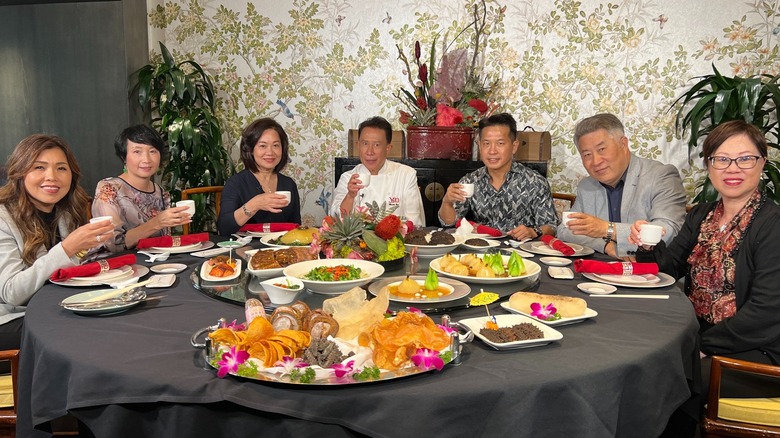 formal dinner with Martin Yan