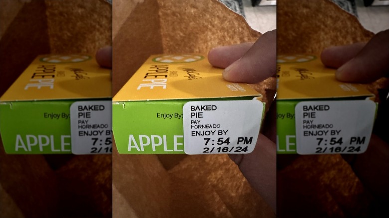 McDonald's Apple Pie expiry date