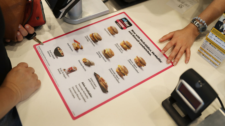 mcdonald's menu