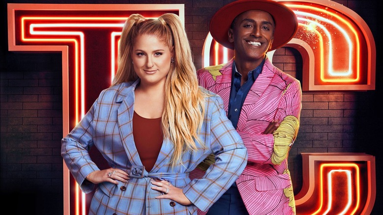 Meghan Trainor and Marcus Samuelsson in promo shot