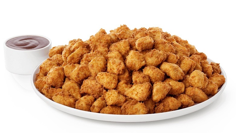 Large tray of Chick-fil-A nuggets