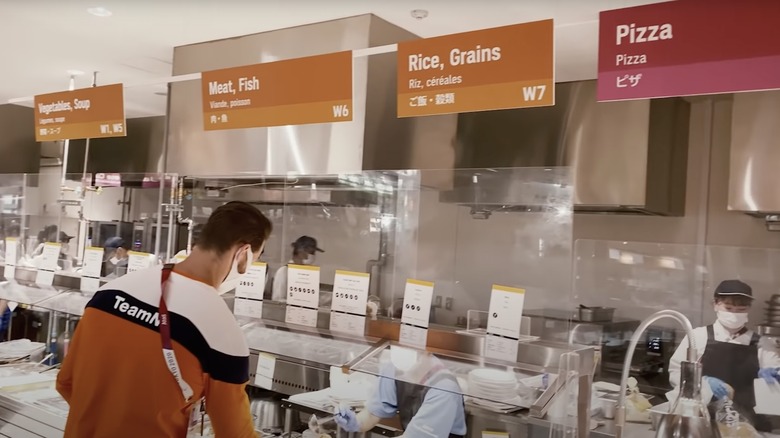 Tokyo Olympics food hall