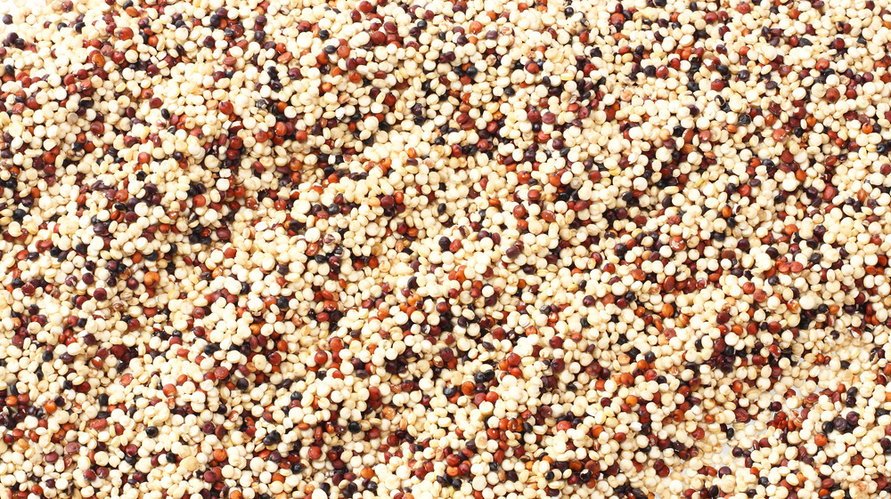 Bunch of quinoa on a table