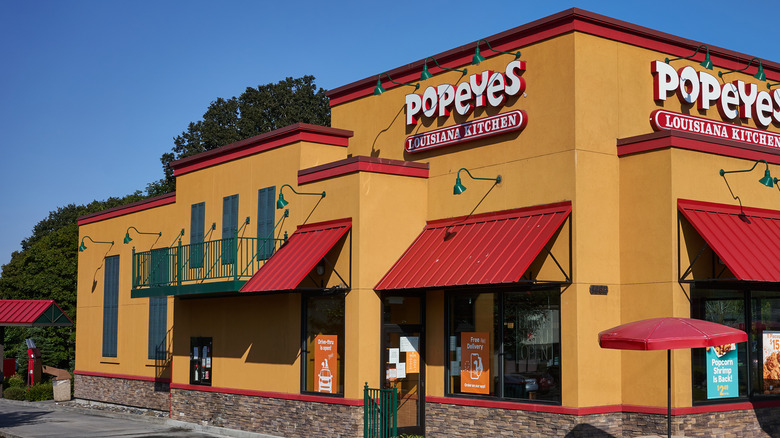 Popeyes with French Quarter balcony