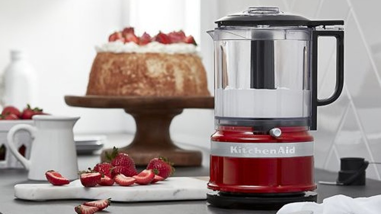 modern KitchenAid food processor