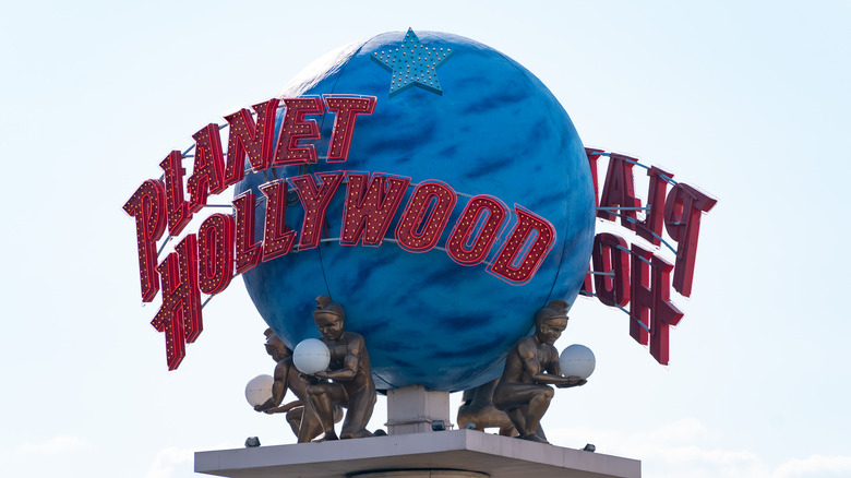 Planet Hollywood sign