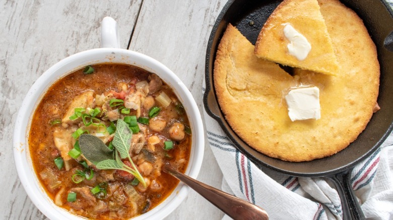 beans and cornbread 