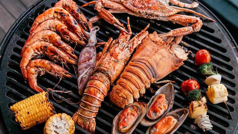 grilled lobster