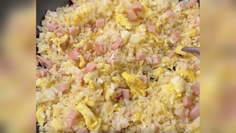 David Chang's fried rice with spam