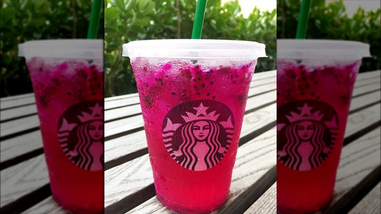 Starbucks mango dragonfruit refresher