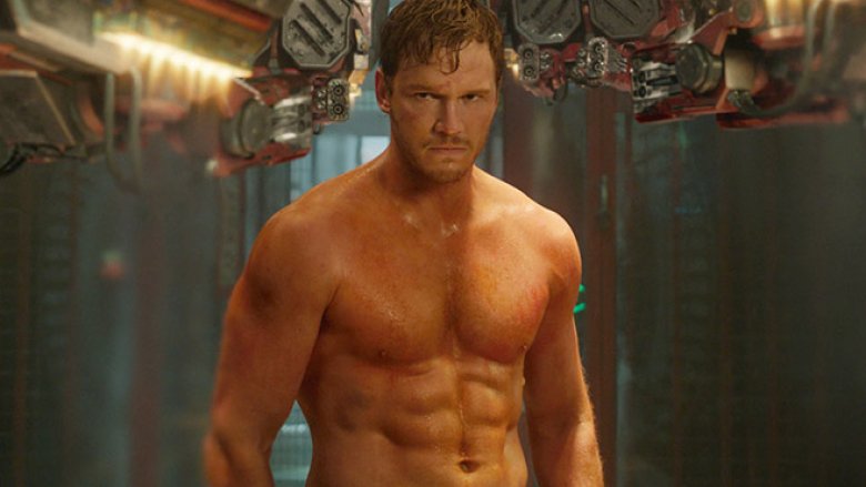 chris pratt shirtless