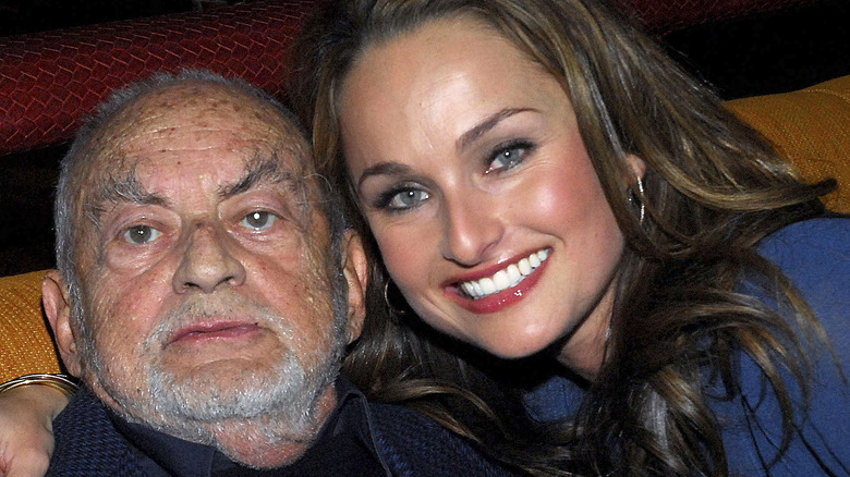 Giada De Laurentiis poses with grandfather Dino De Laurentiis