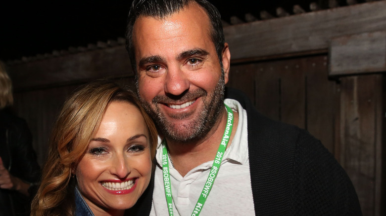 Giada De Laurentiis and Shane Farley smiling