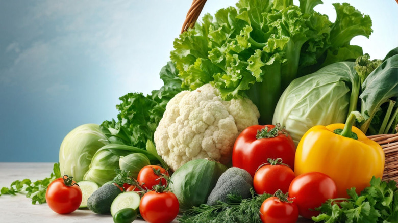 Basket of veggies