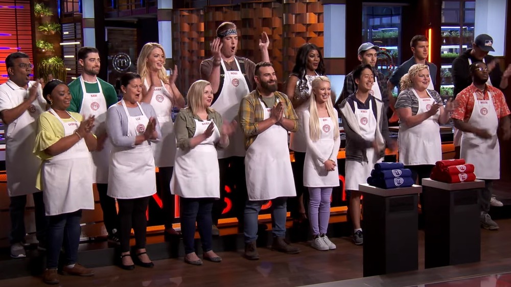 MasterChef contestants applauding