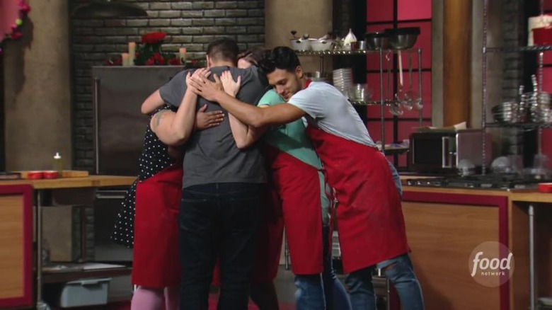 worst cooks in america recruits hugging