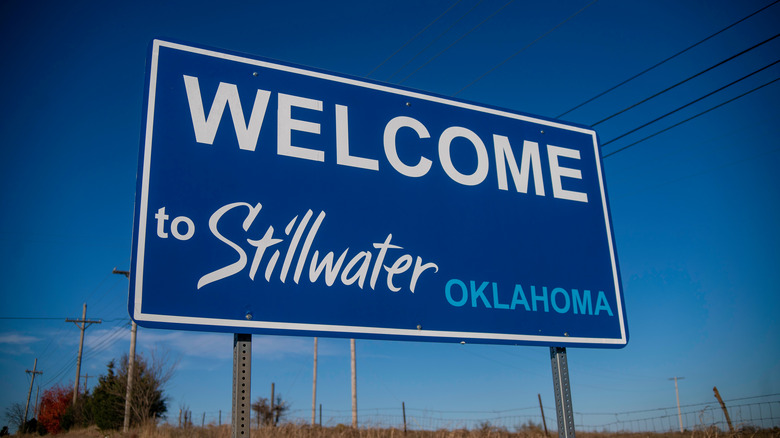 Stillwater Oklahoma sign