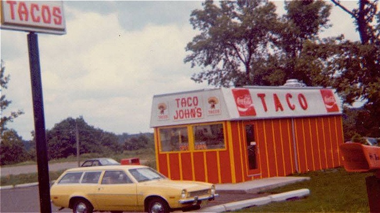 Early Taco John's stand