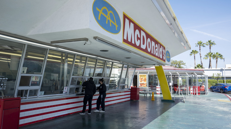 The walk up window at the oldest McDonald's