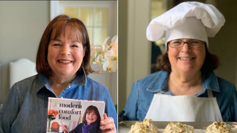 ina garten with and without makeup