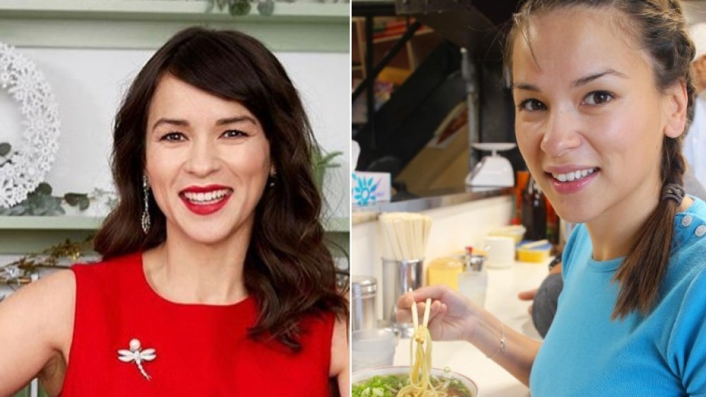 rachel khoo with and without makeup