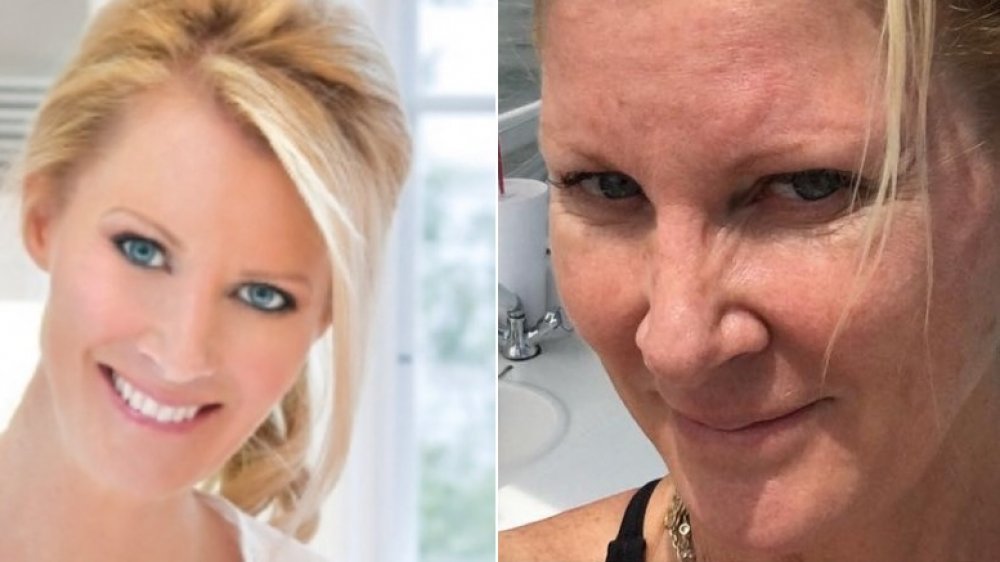 sandra lee with and without makeup 