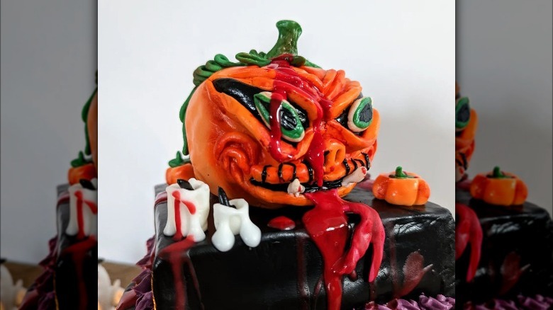 bloody pumpkin cake