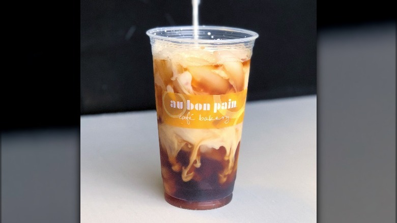 Au Bon Pain iced coffee