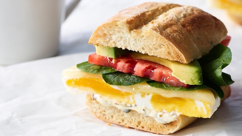 The Good Egg breakfast sandwich