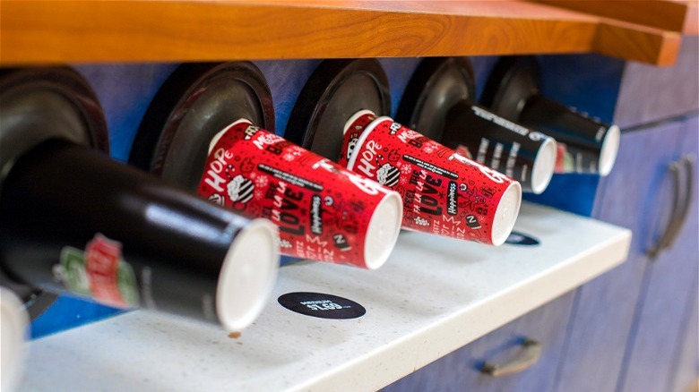 coffee station at Sheetz