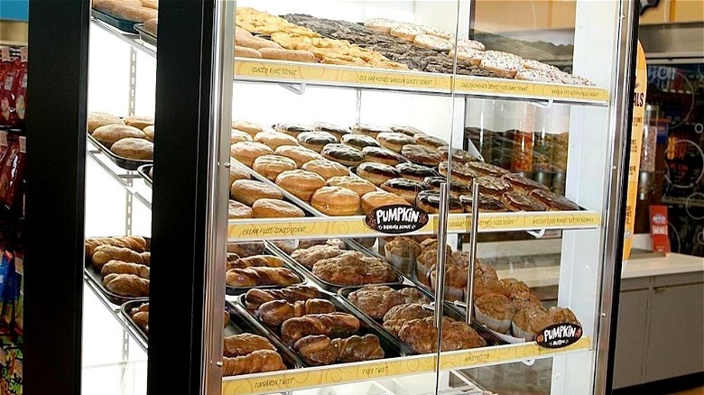 in-store bakery case at Sheetz