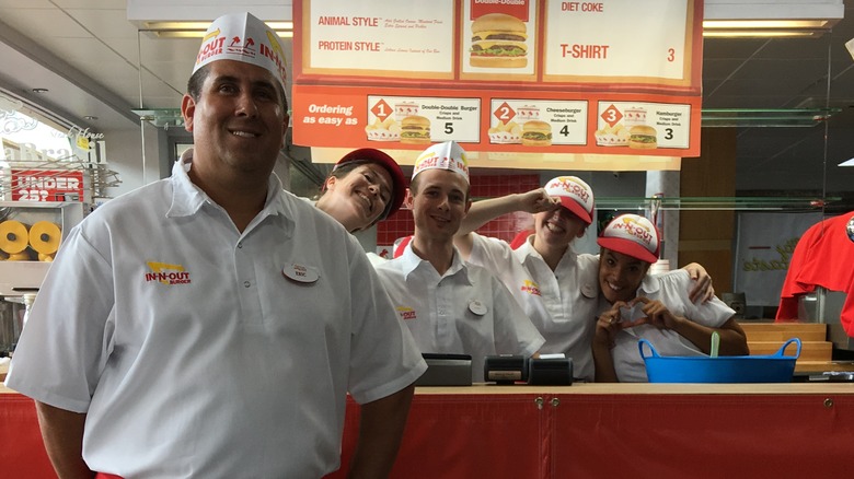 In-N-Out staff smiling