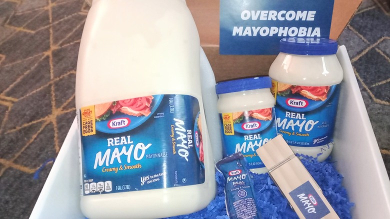 Kraft Mayo products gift box displayed