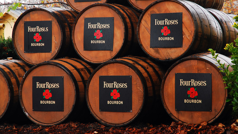 Four Roses Barrels