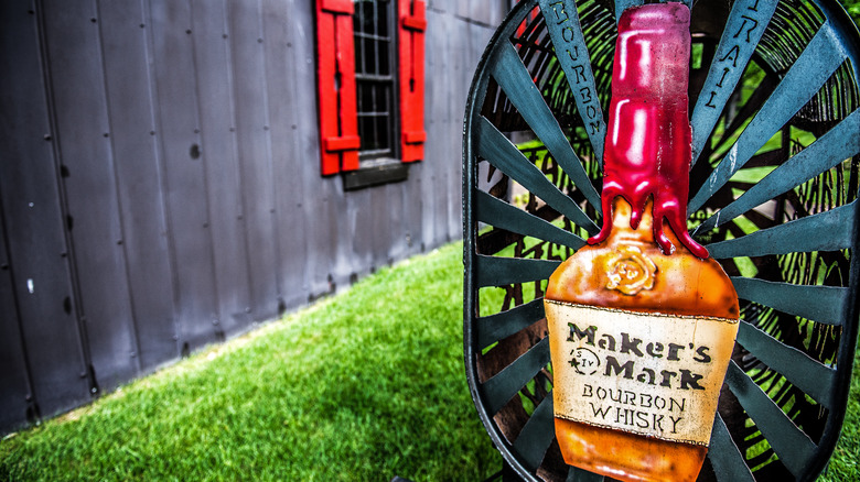 Maker's Mark Kentucky Bourbon Trail sign