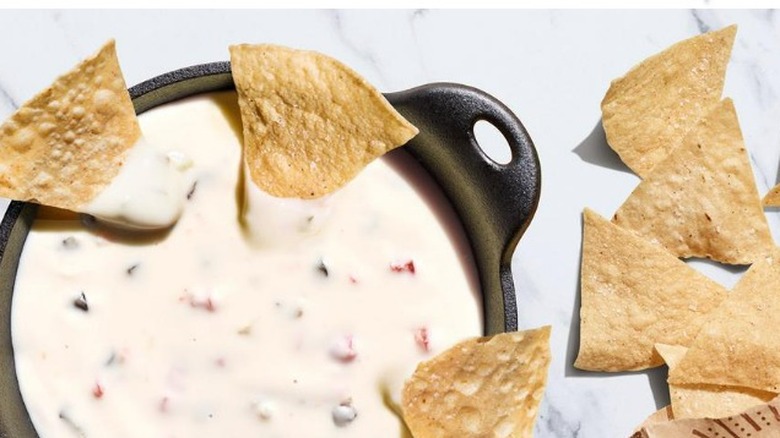 queso blanco with chips