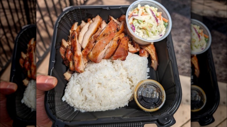 Seattle-style chicken teriyaki takeout