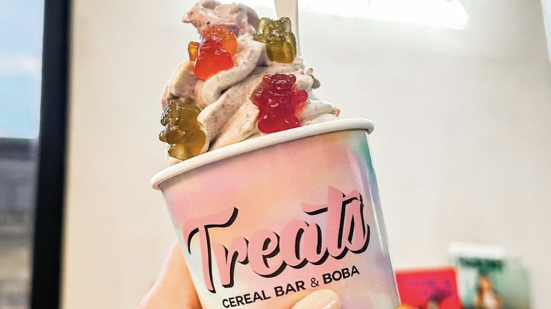 ice cream and gummi bears