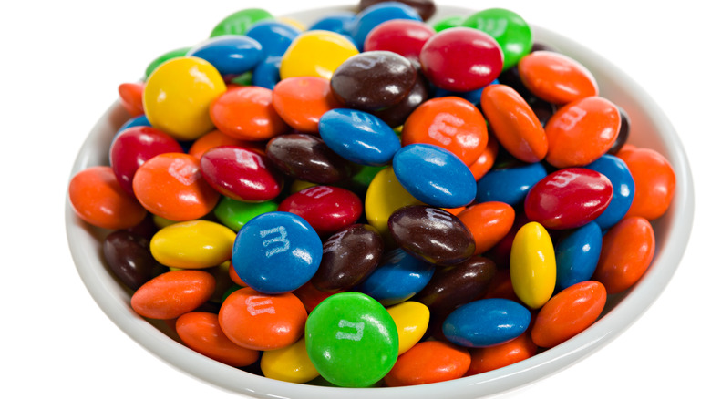 Bowl of M&M's 