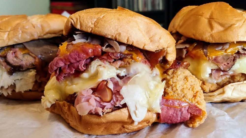 Arby's sandwiches with literally all the meats