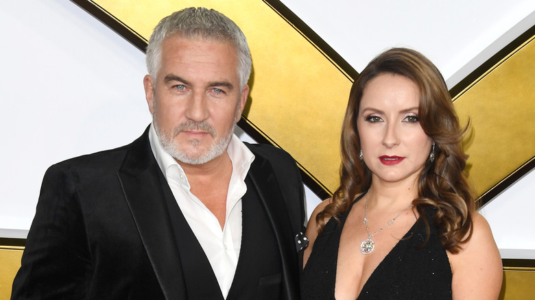 Paul Hollywood and Melissa Spalding in black