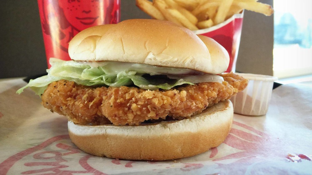 Wendy's spicy chicken sandwich