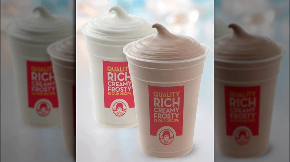 Wendy's vanilla and chocolate Frosty treats